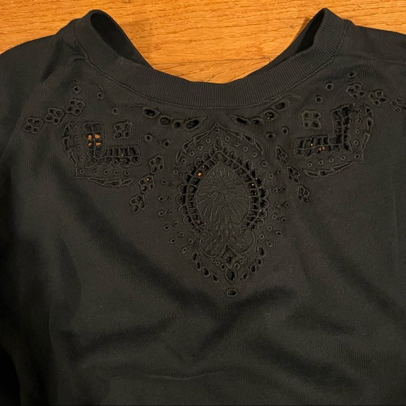Black cutout loose sweater size m - Picture 4 of 5